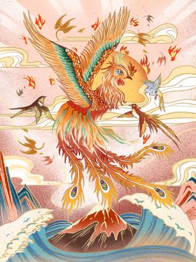 百鸟朝凤中国风