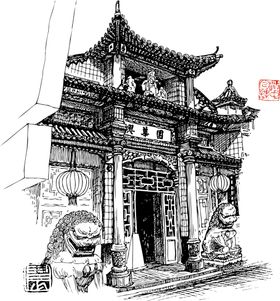 石狮素材