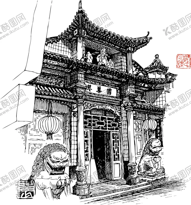 编号：85170606261434285138【酷图网】源文件下载-石狮素材