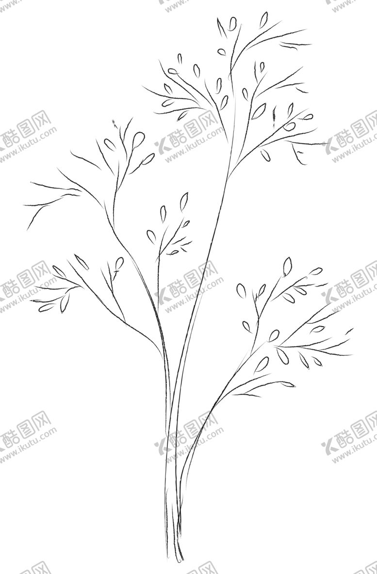 编号：91646107020810145852【酷图网】源文件下载-手绘植物花卉