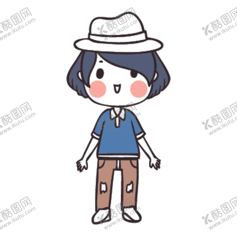 编号：81392007082238324540【酷图网】源文件下载-可爱人物形象插画