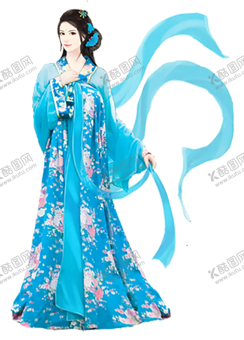 编号：12656702010133101403【酷图网】源文件下载-古装帅哥美女插画图片