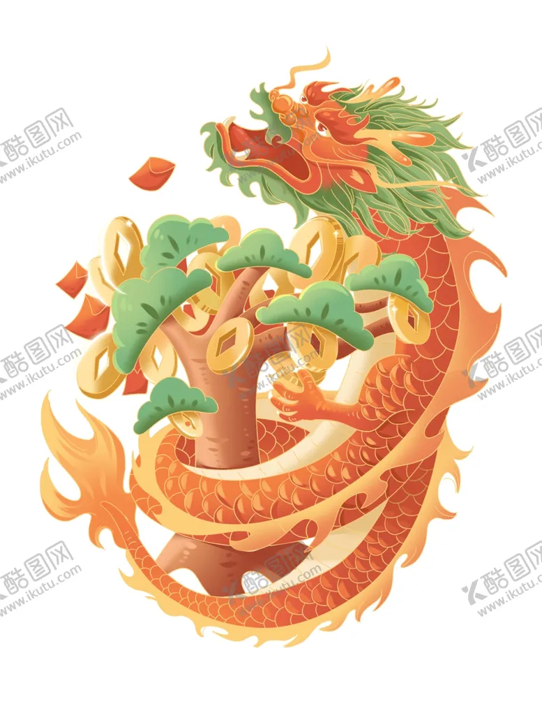 编号：21106102032159447157【酷图网】源文件下载-卡通龙元素