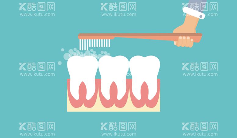 编号：90856210171327322582【酷图网】源文件下载-刷牙插画