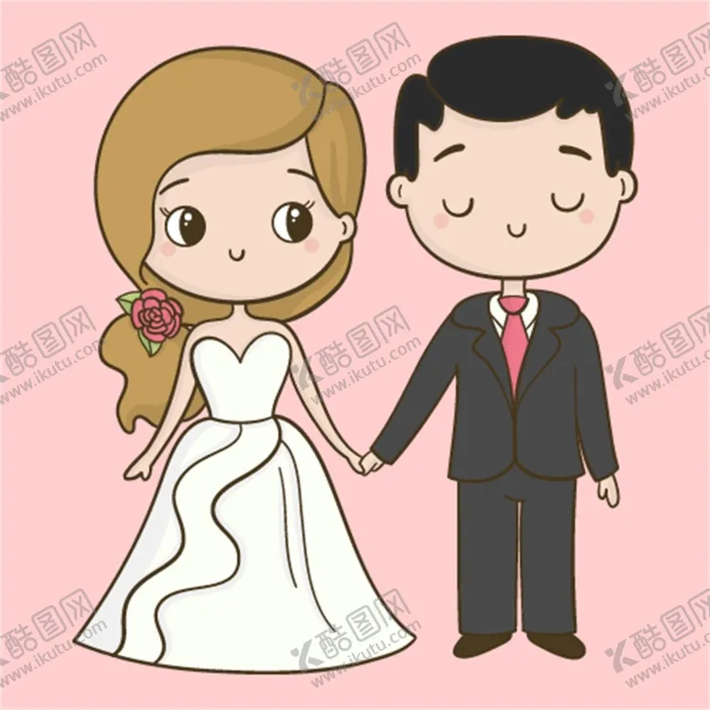编号：41759309272041127892【酷图网】源文件下载-卡通婚礼