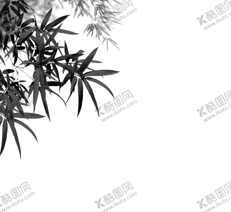 编号：79875405130344408633【酷图网】源文件下载-水墨竹子
