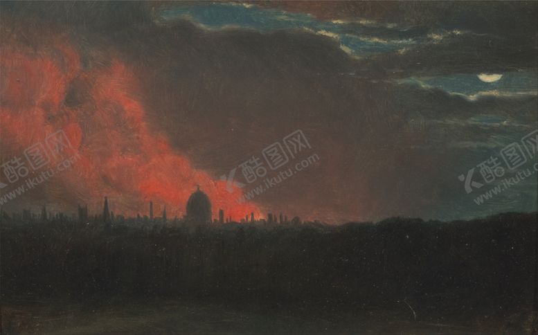 编号：12787811010409402279【酷图网】源文件下载-复古风景油画