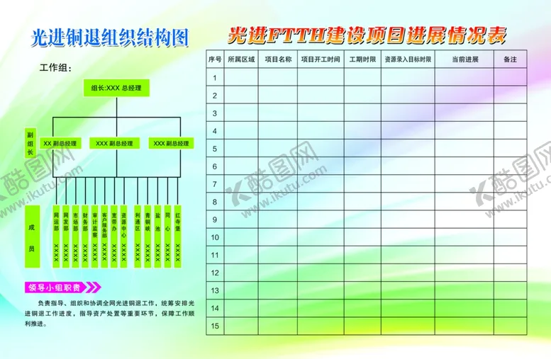 编号：84903006161527357606【酷图网】源文件下载-项目进展情况统计表