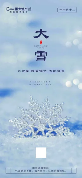 大雪节气图