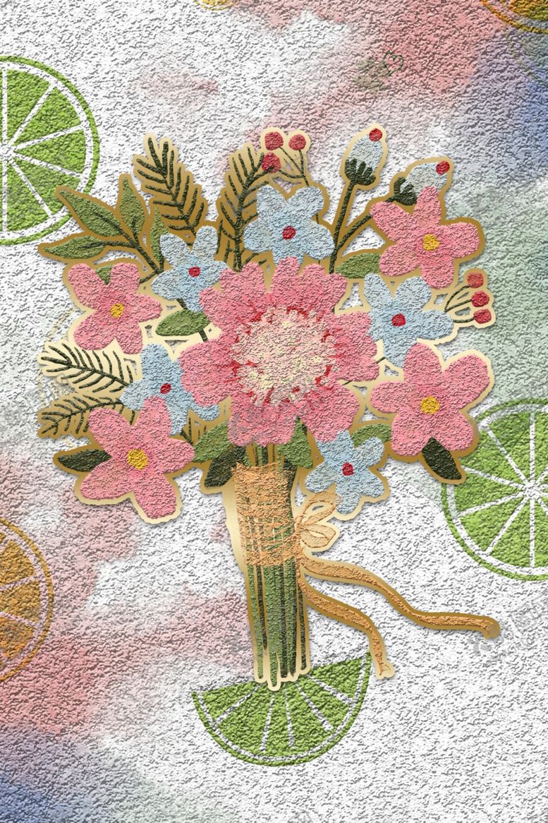 编号：94435407031101328073【酷图网】源文件下载-干花装饰画
