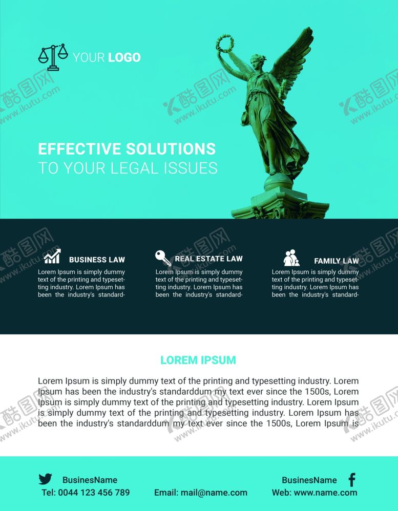 编号：10821309300251003340【酷图网】源文件下载-国外宣传单