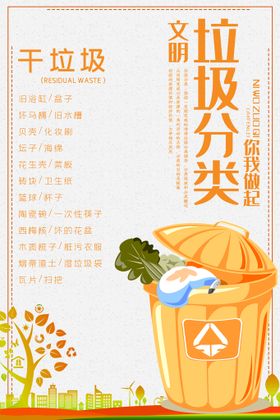 垃圾分类广告展板宣传