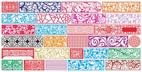 窗花镂空花纹屏风隔断雕花