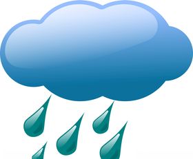 矢量下雨