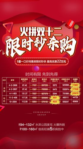 双十二特价房