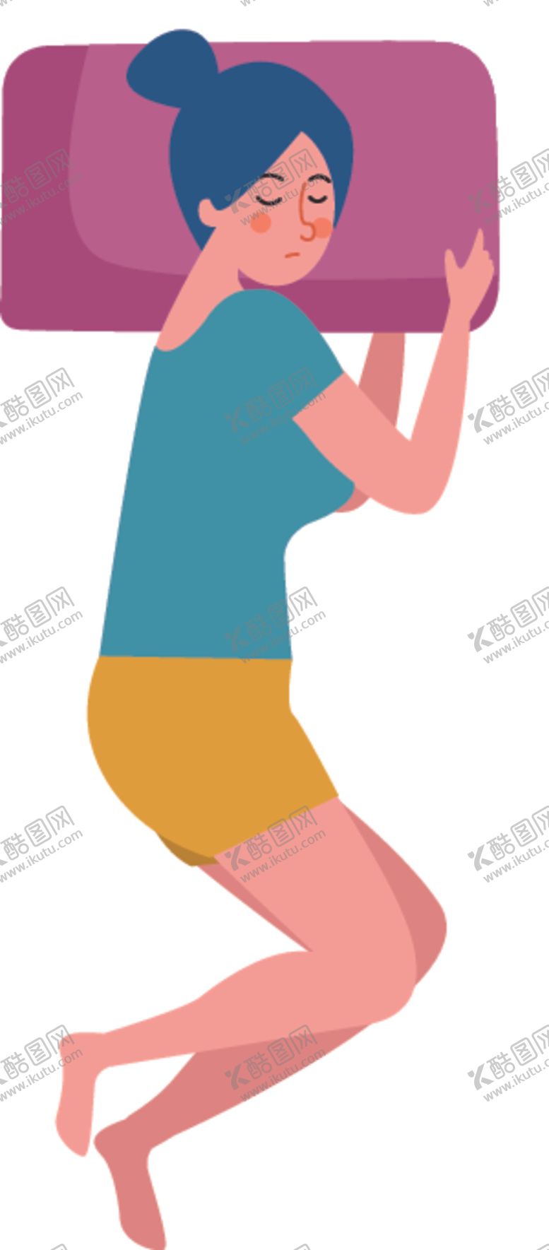 编号：90546505060922467457【酷图网】源文件下载-睡觉姿势