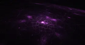 创意星空合成海报图片放射外