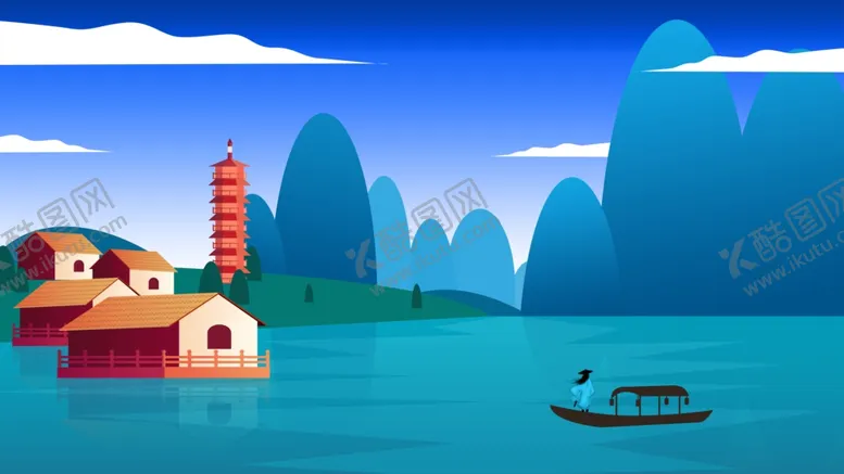 编号：61498406290642142009【酷图网】源文件下载-创意风景卡通插画