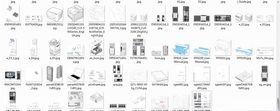 办公用品矢量图标