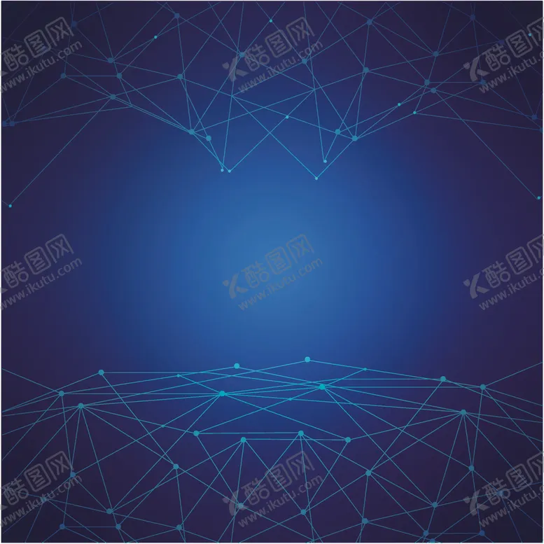 编号：88319807062027471818【酷图网】源文件下载-互联网蓝色科技简约风背景
