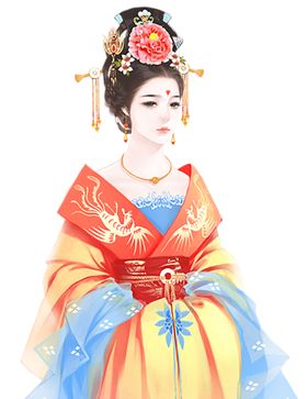 古装帅哥美女插画图片