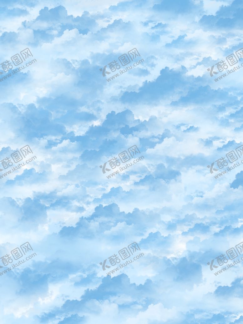 编号：69149710290328501407【酷图网】源文件下载-蓝色天空白云高空云层底纹底图
