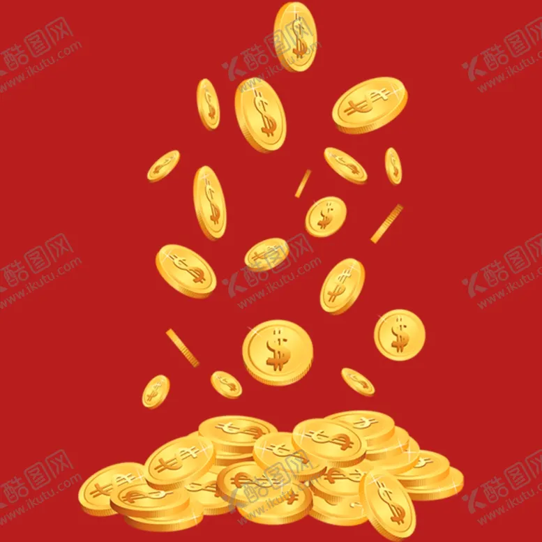 编号：43197901200250064485【酷图网】源文件下载-金币钱币素材