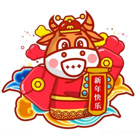 卡通牛