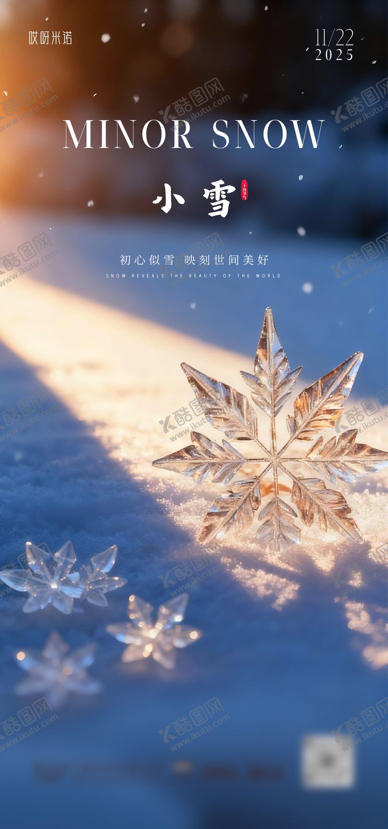 编号：94206011131016524619【酷图网】源文件下载-小雪节气海报