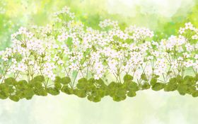 小碎花背景墙