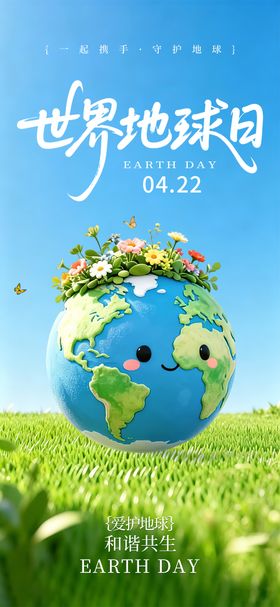 世界地球日海报