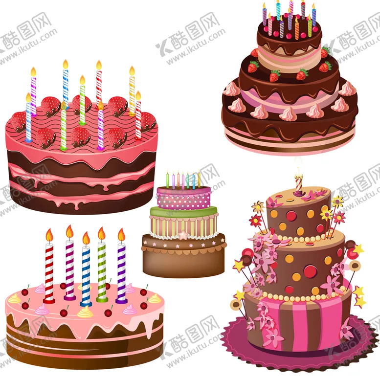 编号：16532709211236299417【酷图网】源文件下载-生日蛋糕