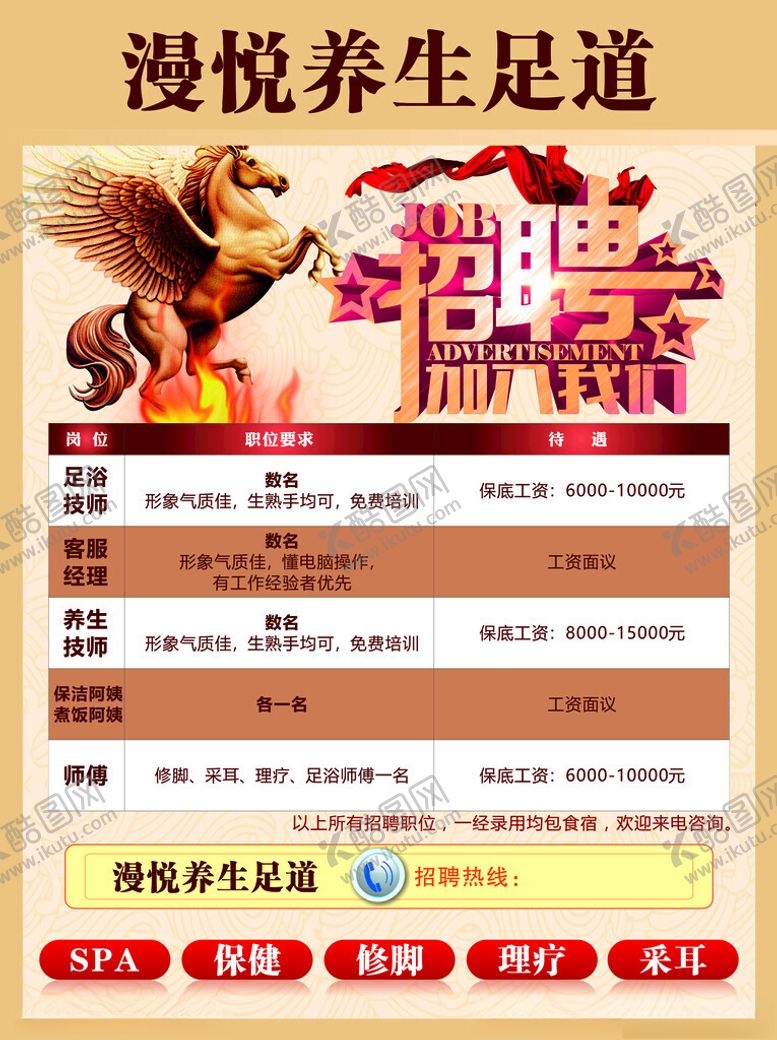 编号：88822411181524081425【酷图网】源文件下载-足道招聘