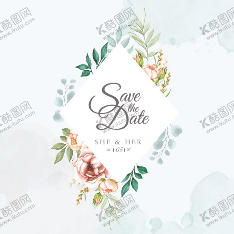 编号：58600805080648567265【酷图网】源文件下载-水彩花卉插画