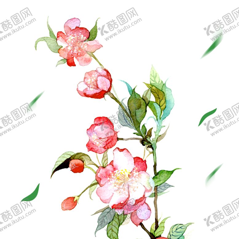 编号：76696707040540107803【酷图网】源文件下载-水墨花