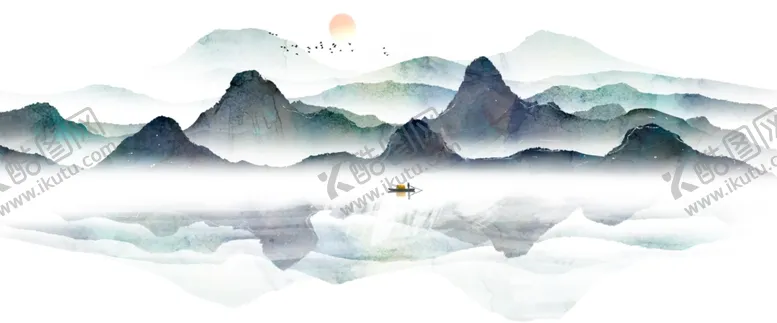 编号：85442504300816226954【酷图网】源文件下载-水墨山水画