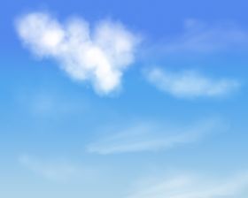 夏日蓝天