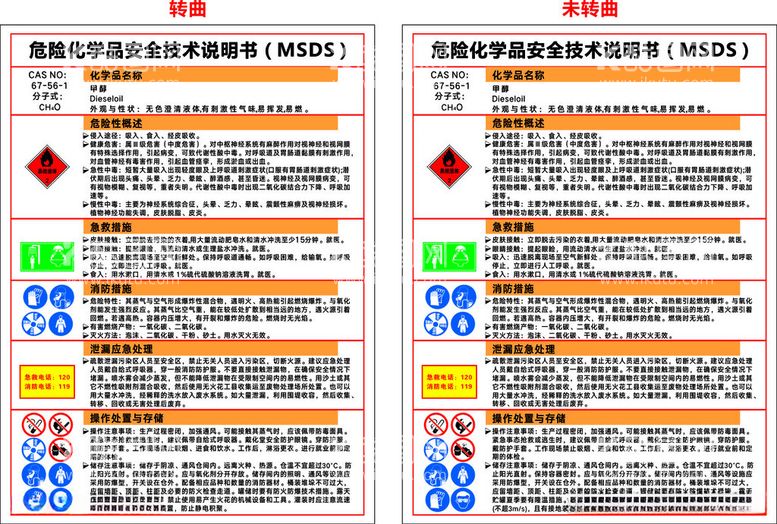 编号：46996912191008572680【酷图网】源文件下载-甲醇MSDS安全技术说明书