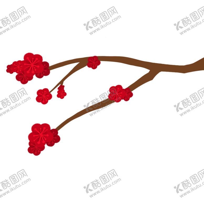 编号：46388310131427169227【酷图网】源文件下载-梅花树枝元素