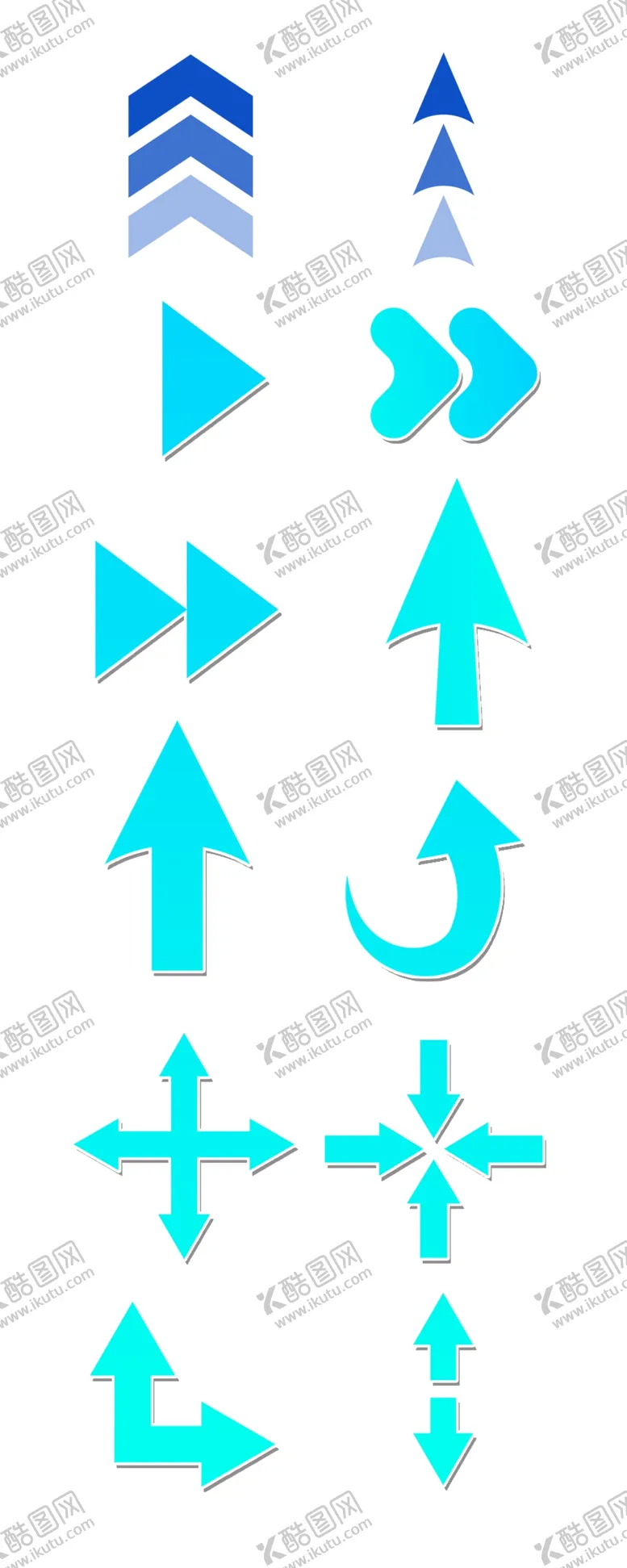 编号：58023909270754017825【酷图网】源文件下载-箭头图标向上箭头进步前进上涨增