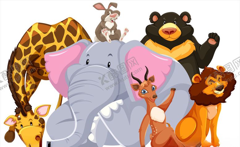 编号：27995710101617301266【酷图网】源文件下载-卡通动物