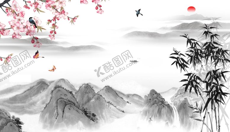 编号：33765710251255316642【酷图网】源文件下载-水墨画