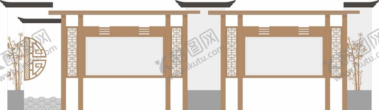 编号：68504209131800545981【酷图网】源文件下载-中式宣传栏公示栏企事业单位