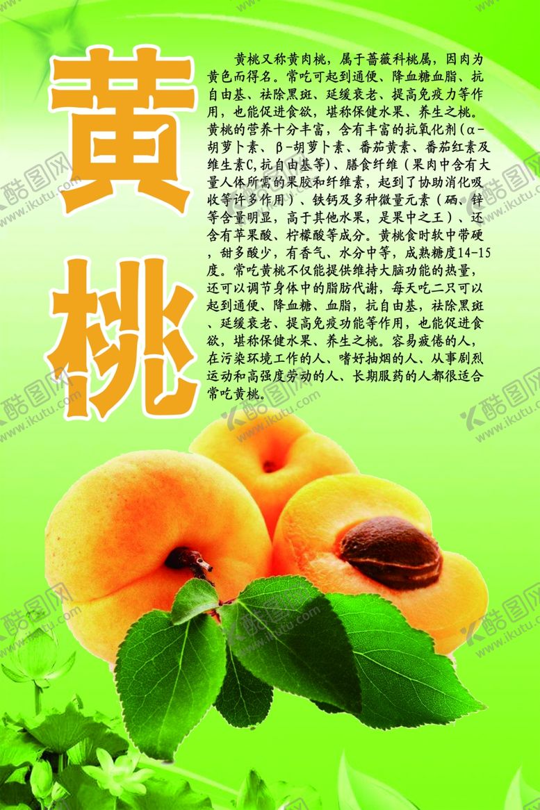 编号：14102006271409585257【酷图网】源文件下载-水果文化系列之黄桃