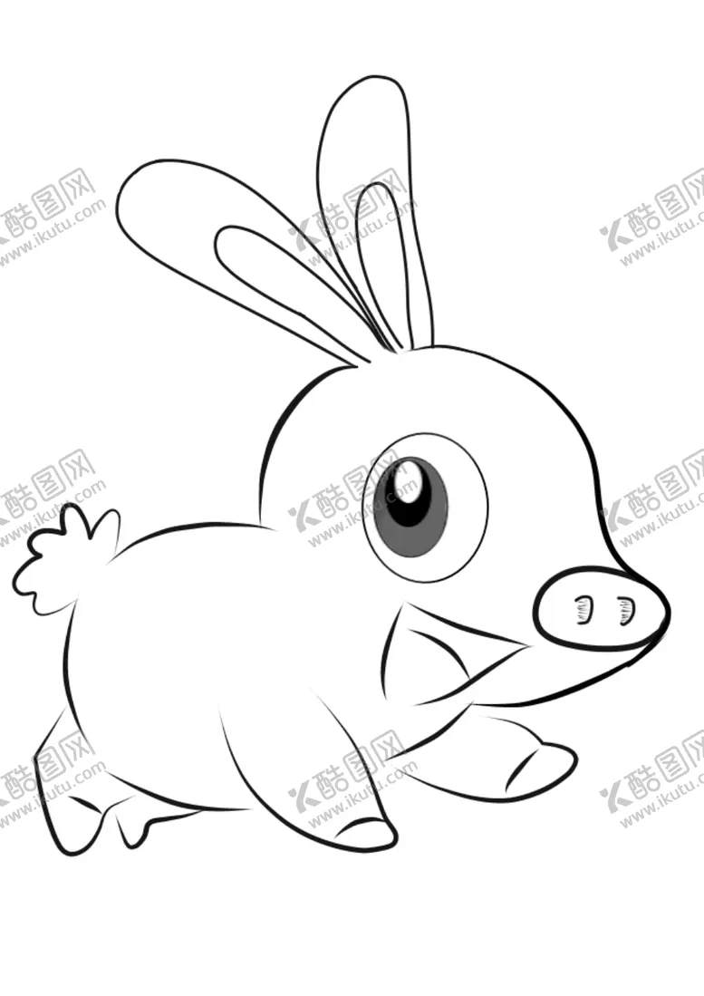 编号：71795206152245371849【酷图网】源文件下载-兔子猪