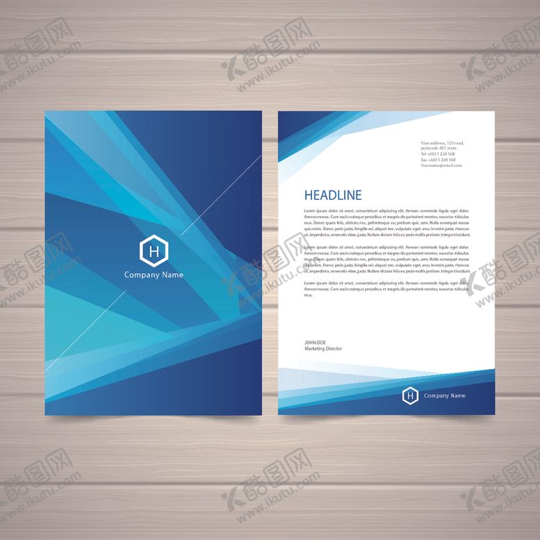 编号：25302009292258145778【酷图网】源文件下载-制度牌商务信纸图片