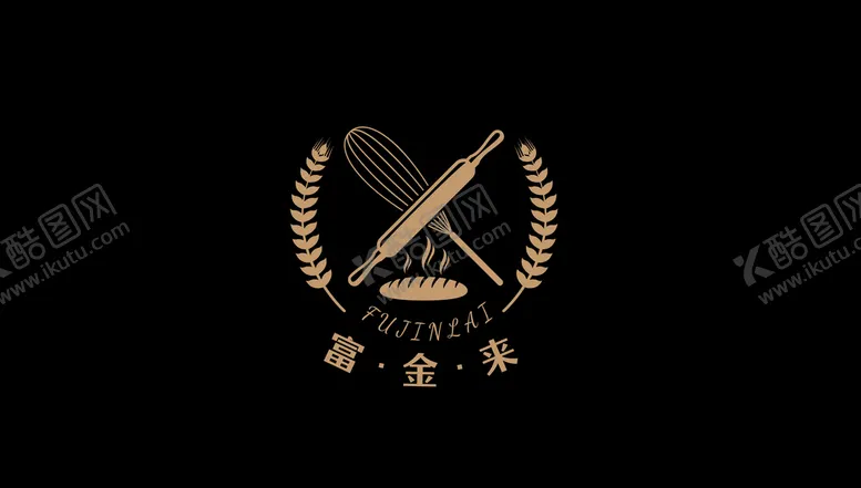 编号：25879109242137042590【酷图网】源文件下载-面包店logo