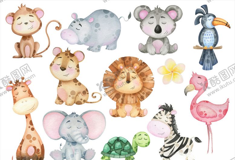 编号：63573309231003458004【酷图网】源文件下载-卡通动物