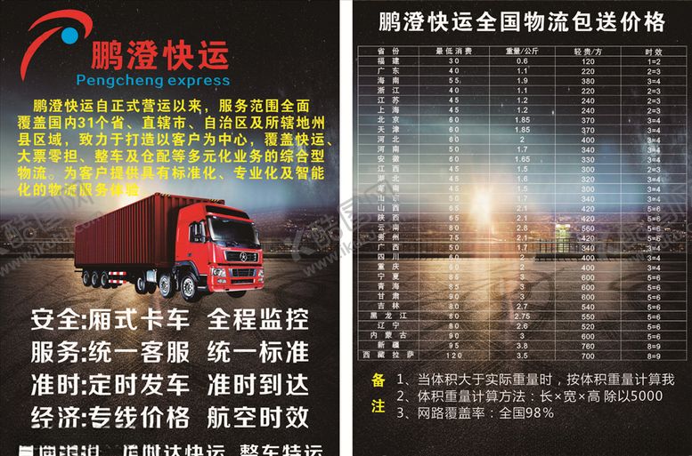 编号：18429605070008372176【酷图网】源文件下载-物流宣传单