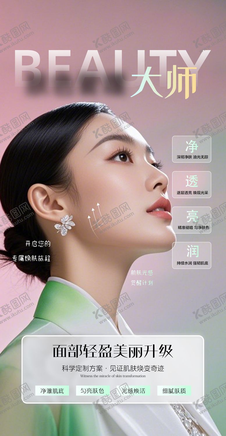 编号：11203312151509282989【酷图网】源文件下载-肌肤管理海报